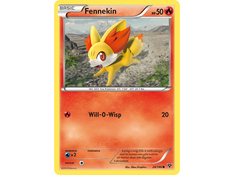 Fennekin (Reverse Holo)