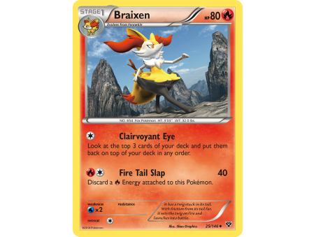 Braixen (Reverse Holo)