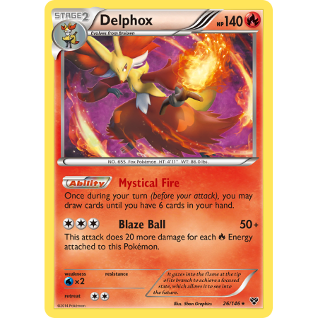 Delphox (Reverse Holo)