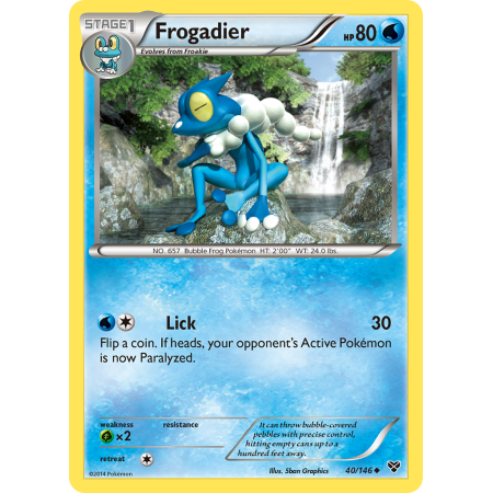Frogadier (Reverse Holo)