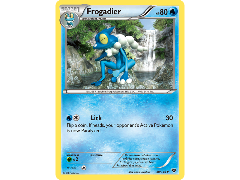 Frogadier (Reverse Holo)