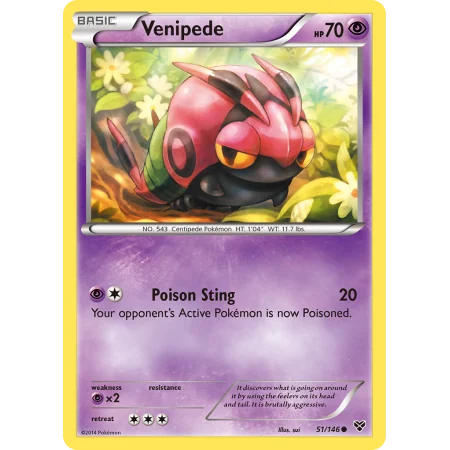 Venipede (Reverse Holo)