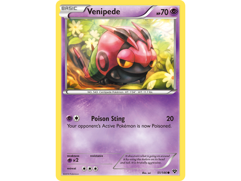 Venipede (Reverse Holo)