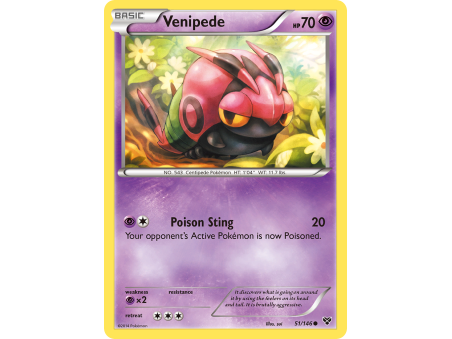 Venipede (Reverse Holo)