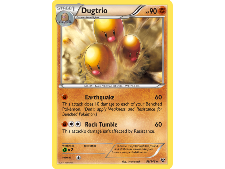 Dugtrio (Reverse Holo)