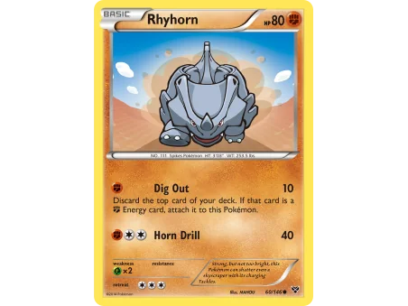 Rhyhorn (Reverse Holo)
