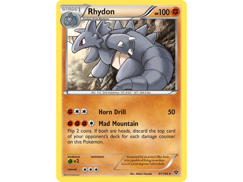 Rhydon (Reverse Holo)