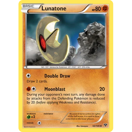 Lunatone (Reverse Holo)