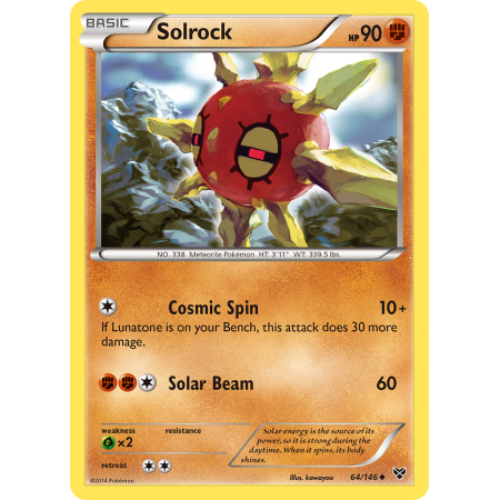 Solrock (Reverse Holo)