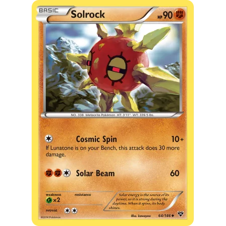 Solrock (Reverse Holo)