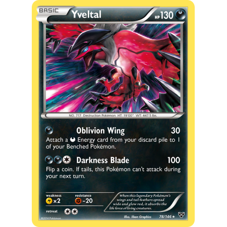 Yveltal (Reverse Holo)