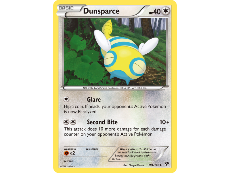 Dunsparce (Reverse Holo)