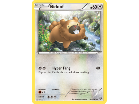 Bidoof (Reverse Holo)