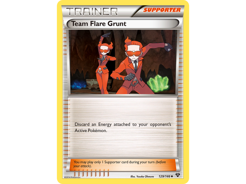 Team Flare Grunt (Reverse Holo)