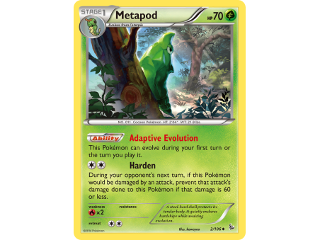 Metapod (Reverse Holo)
