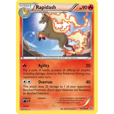 Rapidash (Reverse Holo)