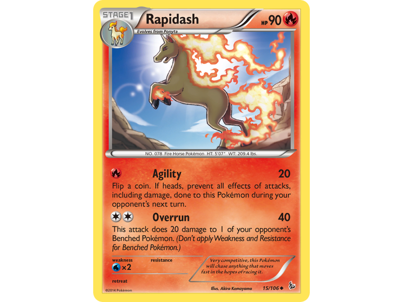 Rapidash (Reverse Holo)