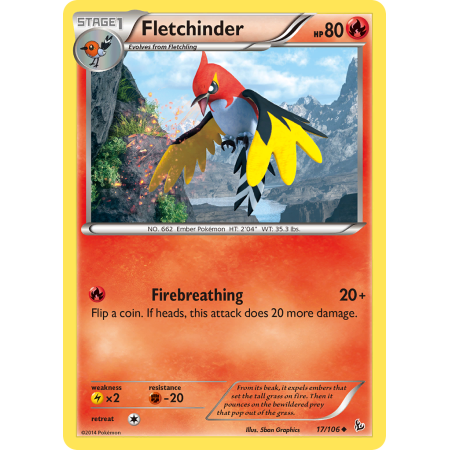 Fletchinder (Reverse Holo)