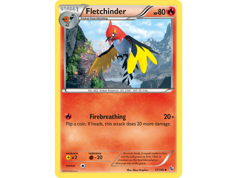 Fletchinder (Reverse Holo)
