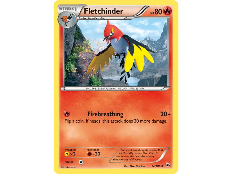 Fletchinder (Reverse Holo)