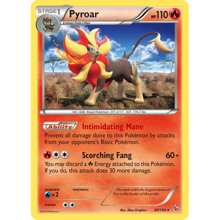 Pyroar (Reverse Holo)