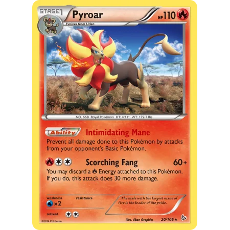 Pyroar (Reverse Holo)