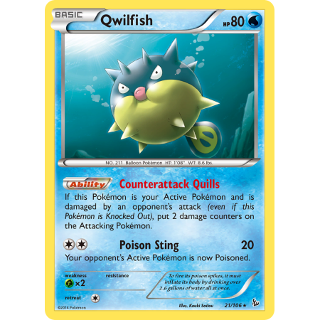 Qwilfish (Reverse Holo)