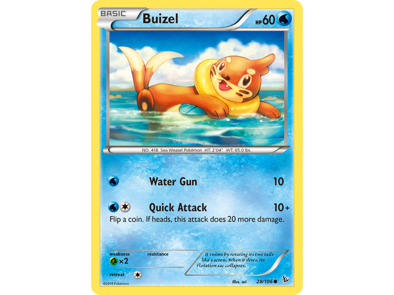 Buizel (Reverse Holo)