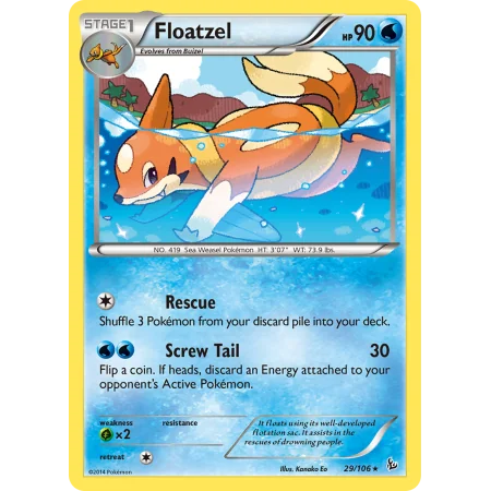 Floatzel (Reverse Holo)
