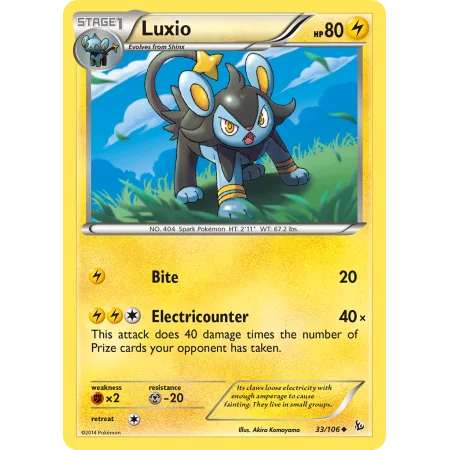 Luxio (Reverse Holo)