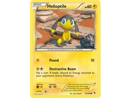 Helioptile (Reverse Holo)