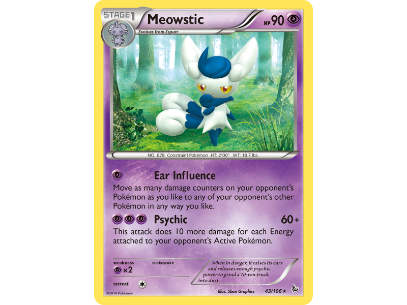 Meowstic (Reverse Holo)