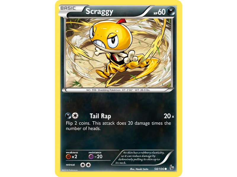 Scraggy (Reverse Holo)