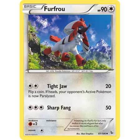 Furfrou (Reverse Holo)