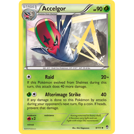 Accelgor (Reverse Holo)
