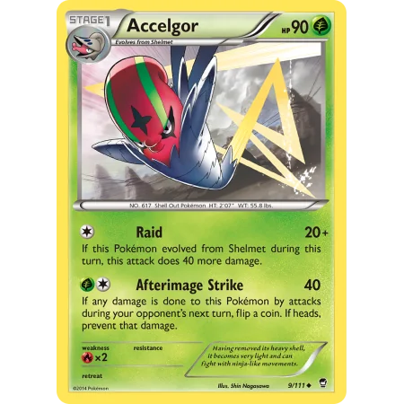 Accelgor (Reverse Holo)