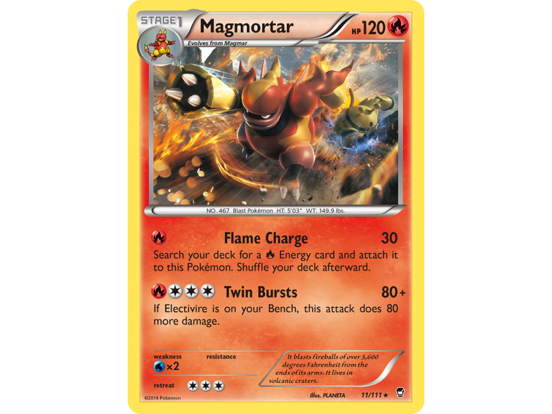 Magmortar (Reverse Holo)