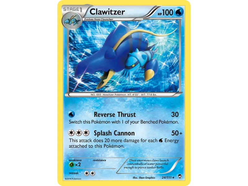 Clawitzer (Reverse Holo)