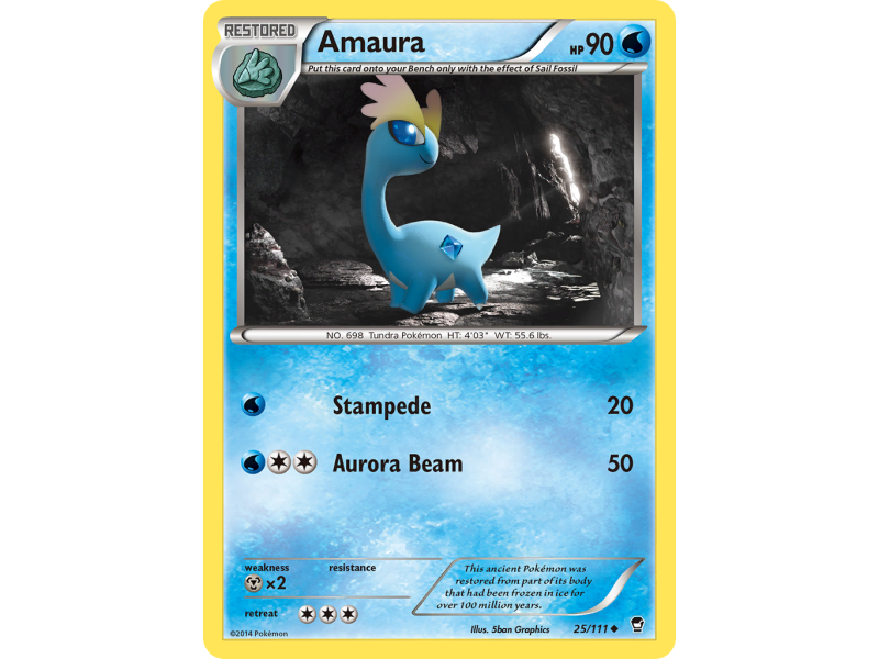 Amaura (Reverse Holo)