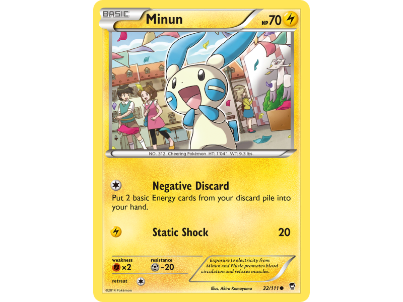 Minun (Reverse Holo)