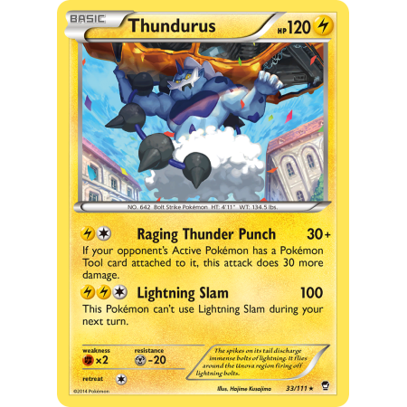 Thundurus (Reverse Holo)