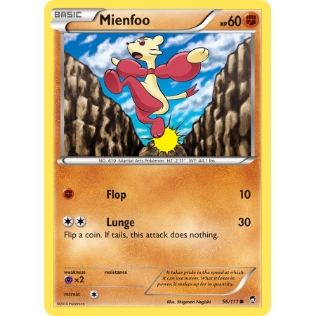 Mienfoo (Reverse Holo)