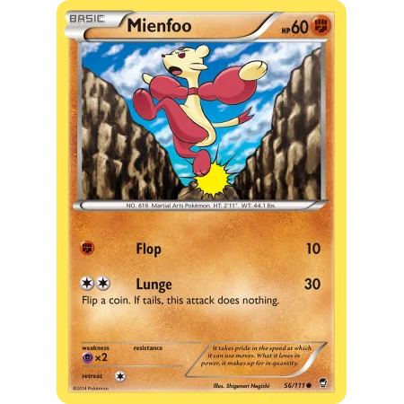 Mienfoo (Reverse Holo)