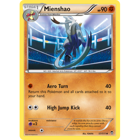 Mienshao (Reverse Holo)