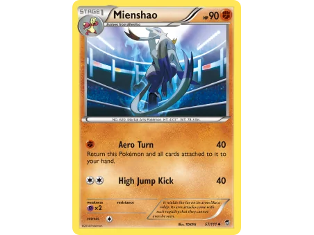 Mienshao (Reverse Holo)