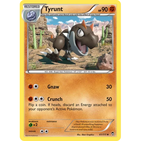 Tyrunt (Reverse Holo)