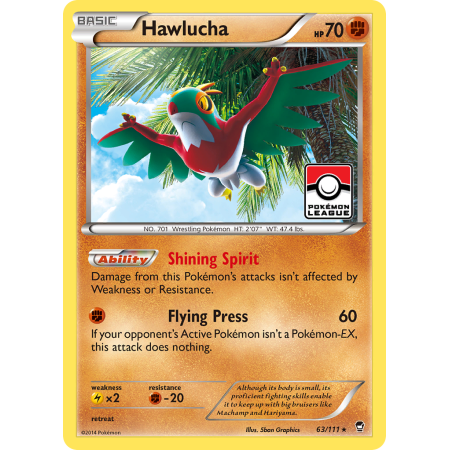 Hawlucha (Reverse Holo)