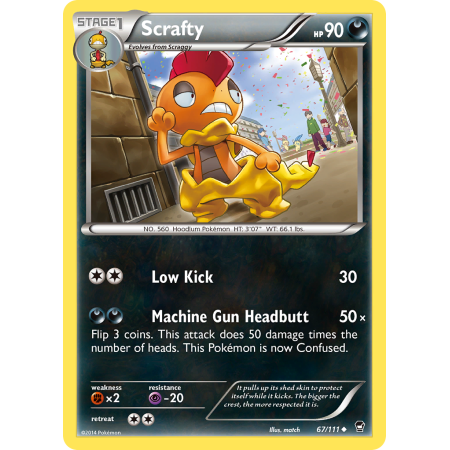 Scrafty (Reverse Holo)