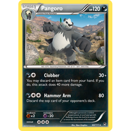 Pangoro (Reverse Holo)