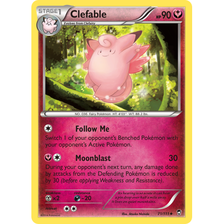 Clefable (Reverse Holo)